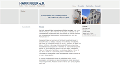 Desktop Screenshot of harringer.de