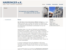 Tablet Screenshot of harringer.de